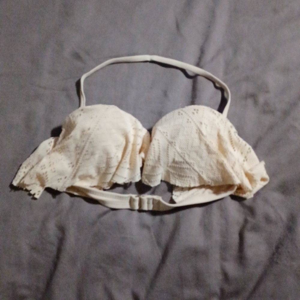 Lacey bathing suit top